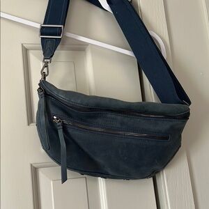Hammitt Blue Crossbody Bag with Durable Design